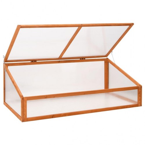 Drivhus 110x58,5x39 cm grantræ orange