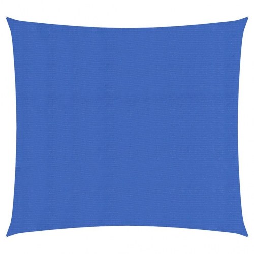 Solsejl 2 × 2,5 m - HDPE 160 g/m², blå rektangulær