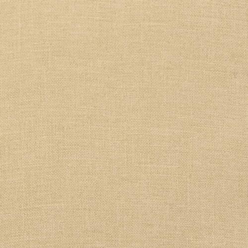Hynde til havebænk 120x50x7 cm stof meleret beige