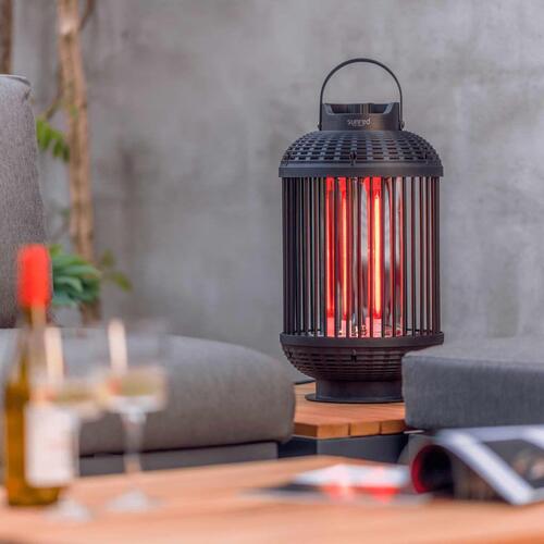 Sunred bordvarmer Indox 1200 W halogen sort