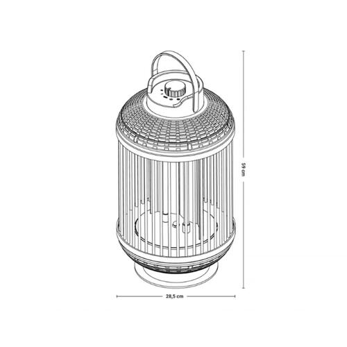 Sunred bordvarmer Indox 1200 W halogen sort