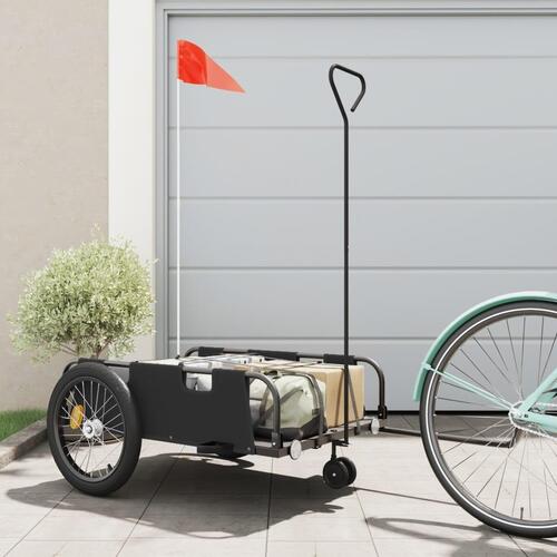 Cykeltrailer oxfordstof og jern sort