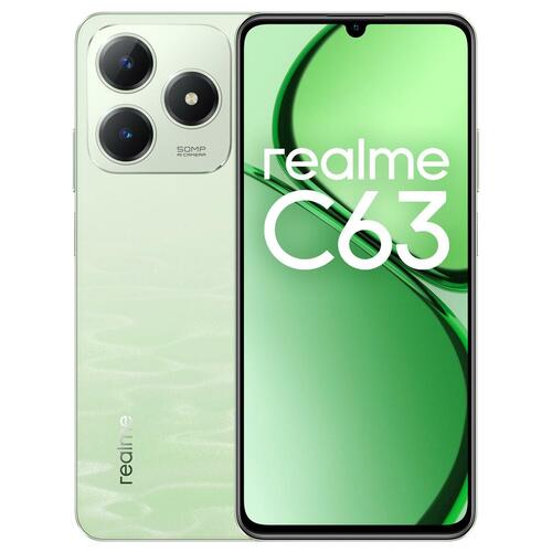 Realme C63 smartphone 6,74" - 8 GB RAM, 256 GB - Grøn