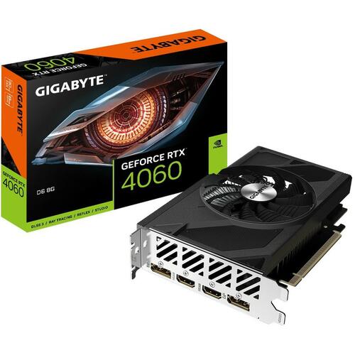 Grafikkort Gigabyte GV-N4060D6-8GD Geforce RTX 4060 8 GB GDDR6