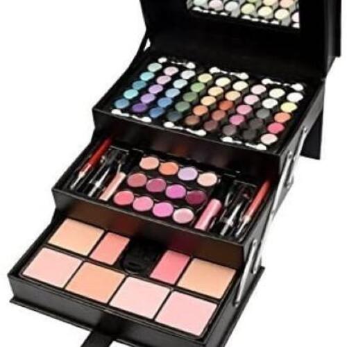 Makeup Sæt Professional Sort (82 stk) (OUTLET C)