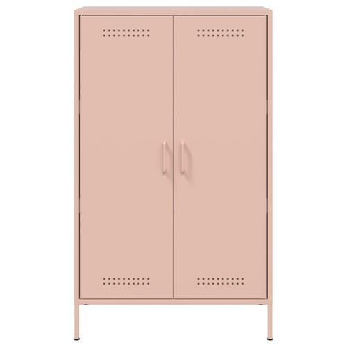 Højskab 68x39x113 cm stål lyserød
