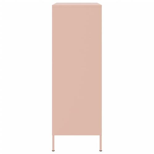 Højskab 68x39x113 cm stål lyserød