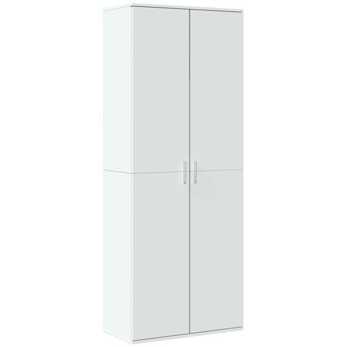 Højskab 70x35x180 cm konstrueret træ hvid