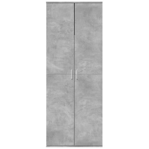 Højskab 70x35x180 cm konstrueret træ betongrå