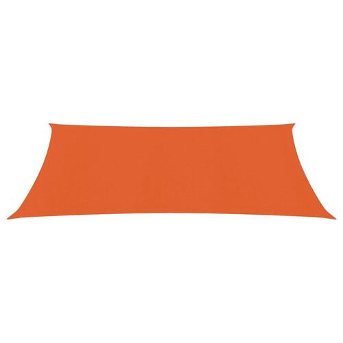 Solsejl 3x4 m 160 g/m² HDPE orange