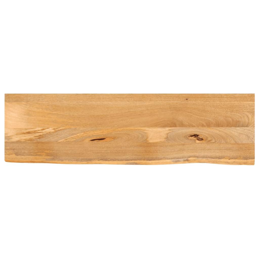 Bordplade 100x20x2 5 Cm Naturlig Kant Massivt Mangotræ