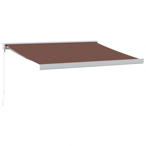 Markise 300 × 250 cm - manuel betjening, brun
