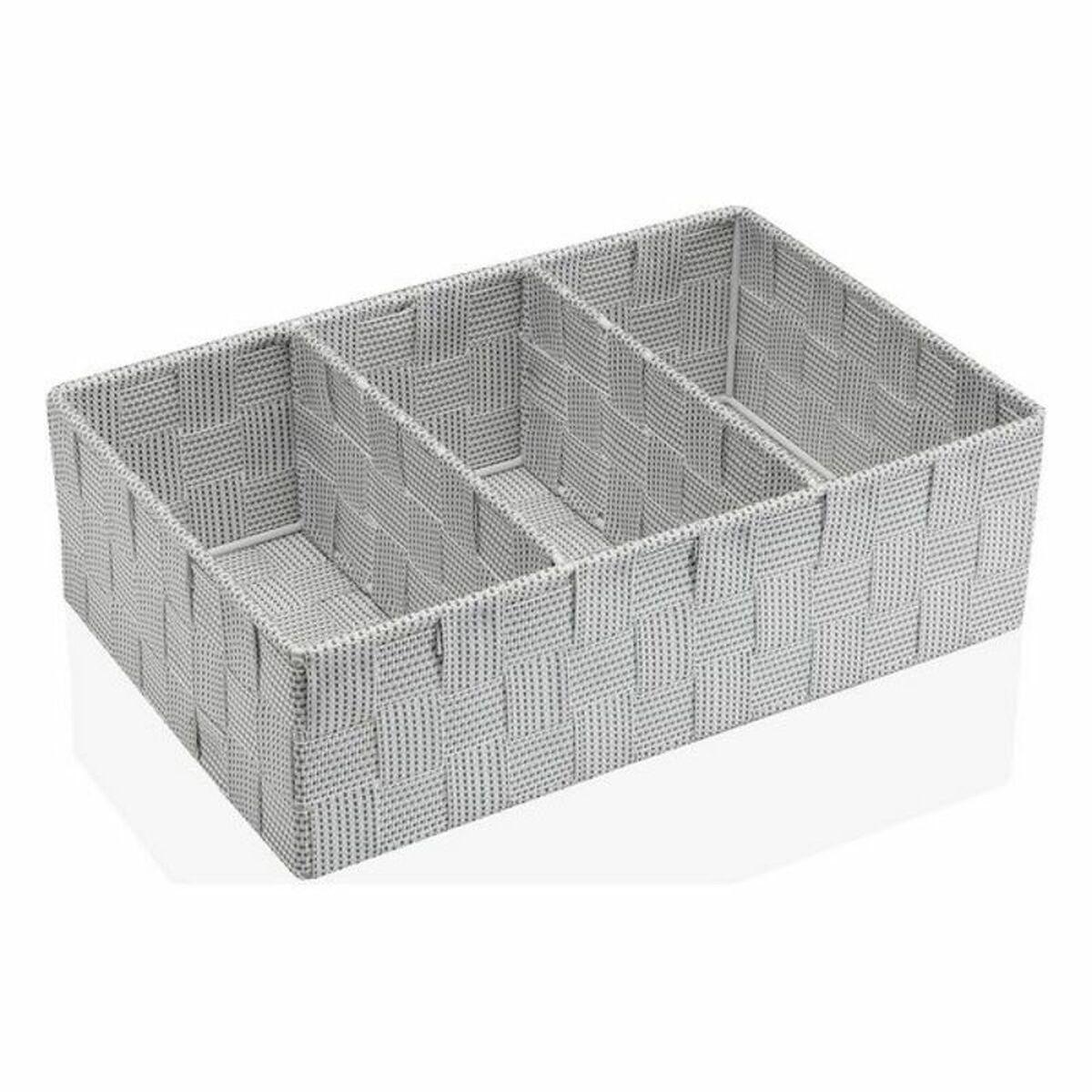 Kasse med rum Bad & Badeværelse 21 x 10 x 32 cm Hvid