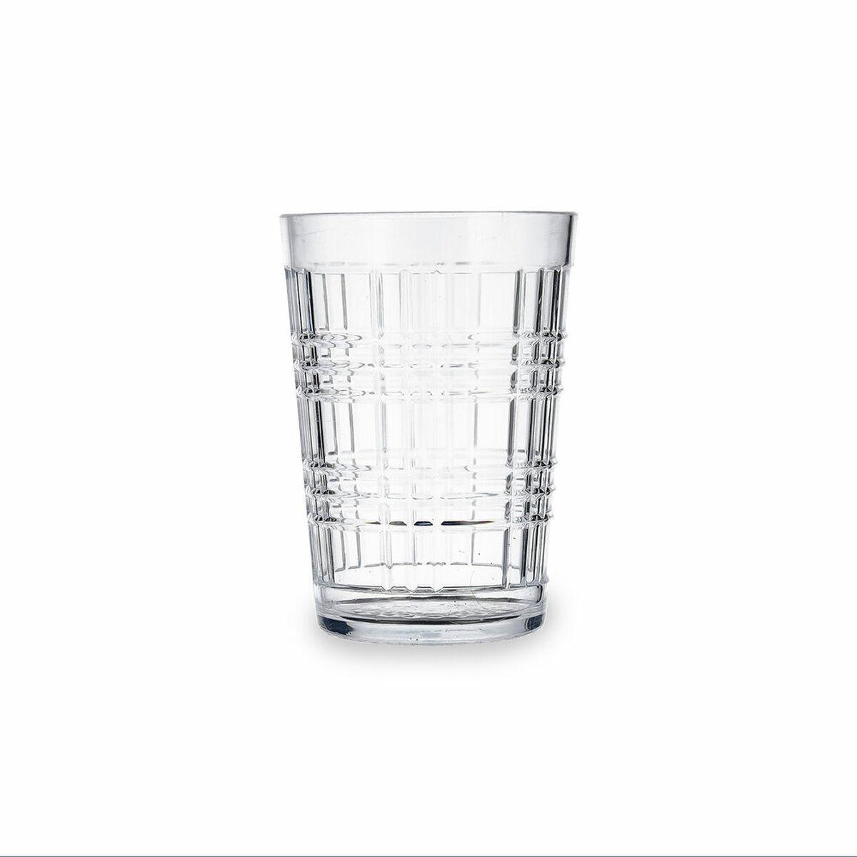 Glas Quid Viba Gennemsigtig Plastik 450 ml (12 enheder) (Pack 12x)