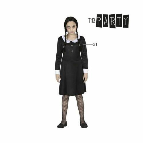 Kostume til børn Th3 Party Wednesday Sort 7-9 år