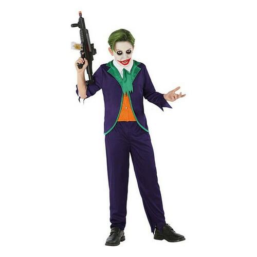 Kostume til børn 112681 Mande klovn Joker (3 stk) 3-4 år