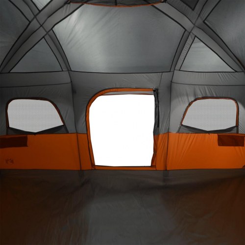 10-personers familietelt vandafvisende grå