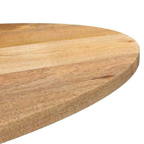 Bordplade 140x50x2,5 cm oval massivt mangotræ