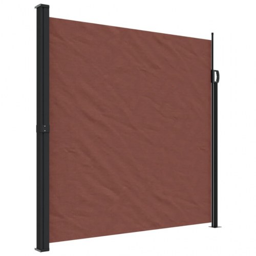Sidemarkise 200 × 300 cm - sammenrullelig, brun