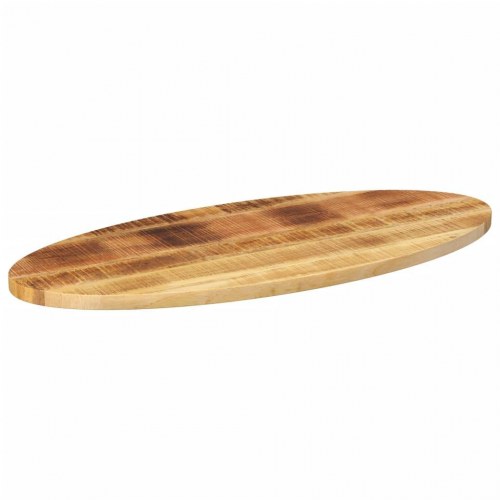 Bordplade 110x50x3,8 cm oval massivt mangotræ