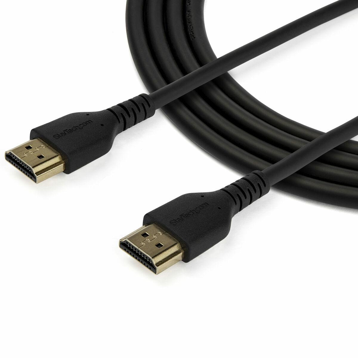 Startech RHDMM150CMP HDMI-kabel - 1,5 m, sort (Premium Certified, 4K/60 Hz) billede