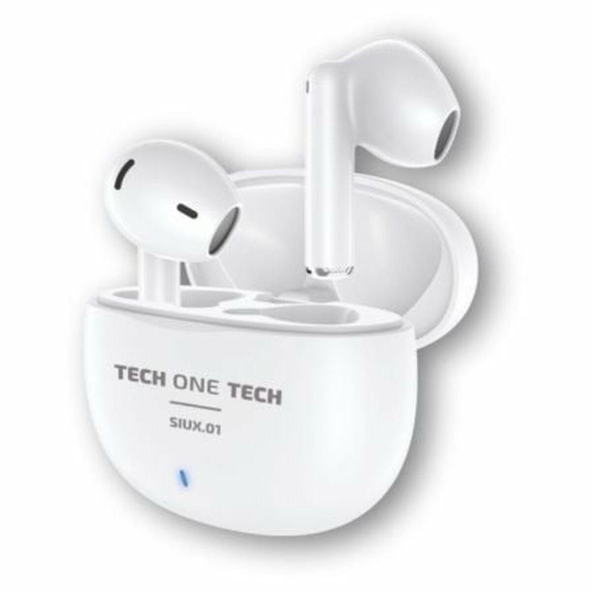 Bluetooth Hovedtelefoner Tech One Tech Tec1401 Hvid