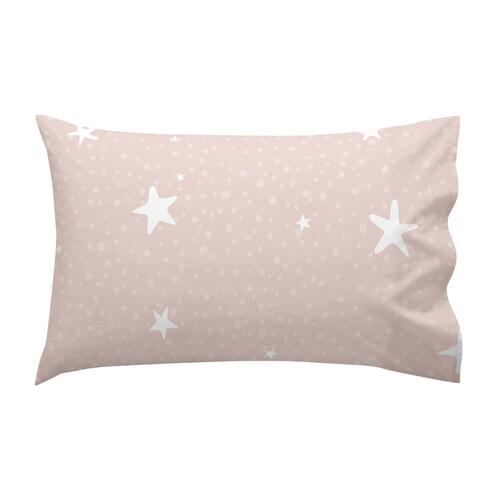Sengetøj sæt HappyFriday Basic Kids Little star Pink Vugge til baby 2 Dele