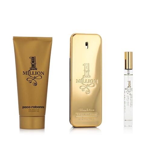 Parfume sæt til mænd Paco Rabanne 1 Million EDT 3 Dele