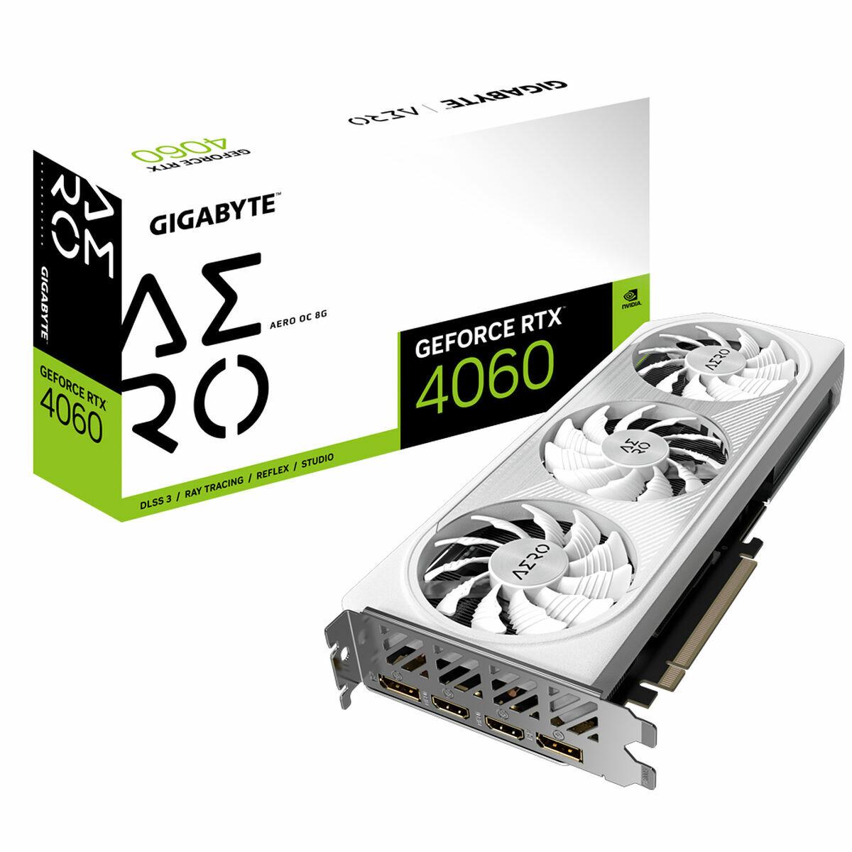 Grafikkort Gigabyte Gv N4060aero Oc 8gd Geforce Rtx 4060 8 Gb