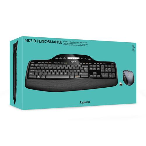 Tastatur og trådløs mus Logitech MK710 Performance Sort Qwerty US