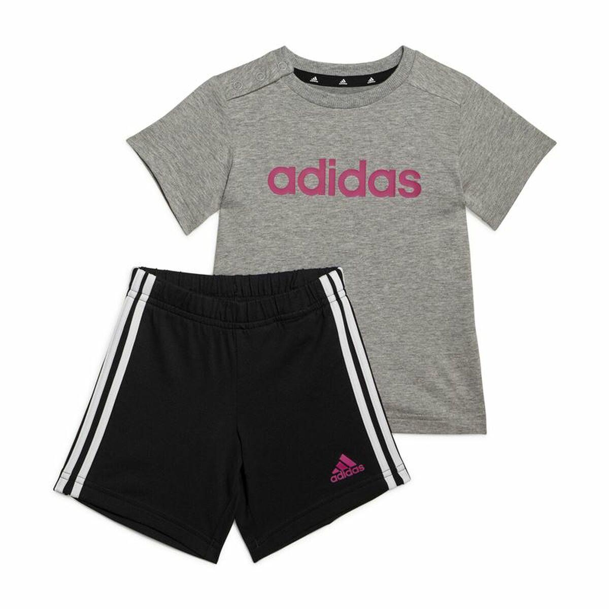 Sportstøj Til Baby Adidas Essentials Lineage Mørkegrå 1 2 år