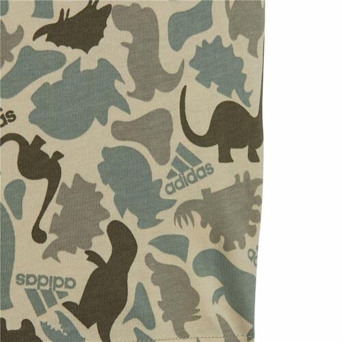 Sportstøj til Baby Adidas Multifarvet Camouflage Dinosaurer 3-6 måneder