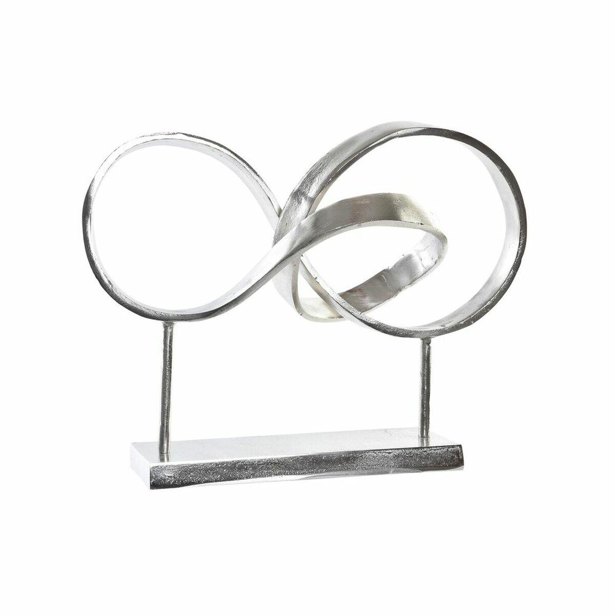 ABSTRACT dekorativ figur - sølv, aluminium, 42 × 18 × 33 cm (OUTLET A) billede