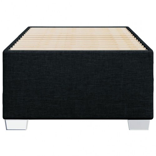 Sengeramme 90 x 190 cm i stof - sort