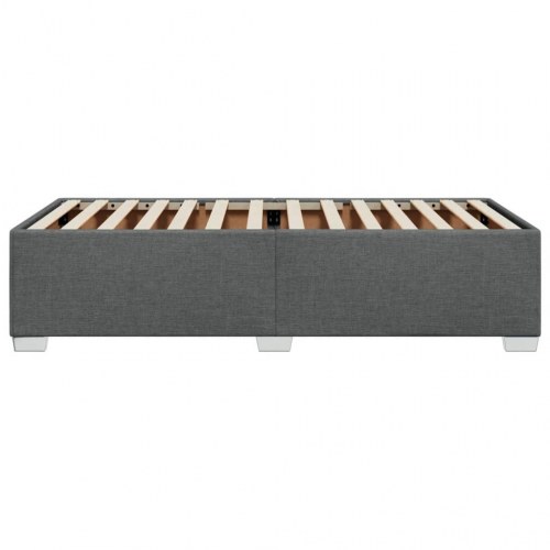 Sengeramme uden madras 90x200 cm stof - mørkegrå