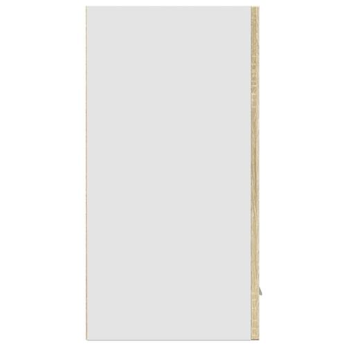 Vægskab 29,5x31x60 cm konstrueret træ sonoma-eg