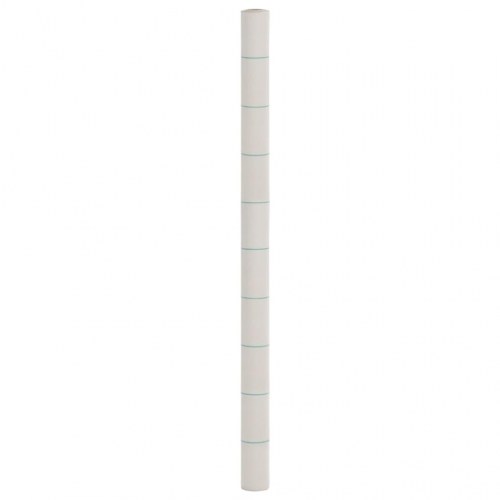 Ukrudtsdug 2 × 10 m - hvid PP, 60 g/m² med grønne striber