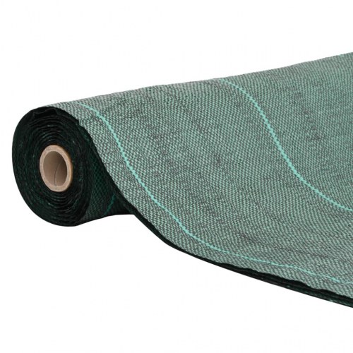 Ukrudtsdug 1 × 10 m - grøn PP, 60 g/m²