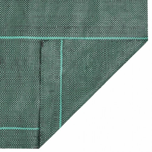 Ukrudtsdug 1 × 10 m - grøn PP, 60 g/m²