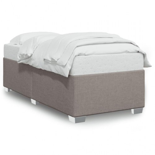 Sengeramme uden madras 90 x 200 cm i stof - gråbrun