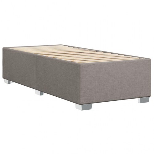 Sengeramme uden madras 90 x 200 cm i stof - gråbrun