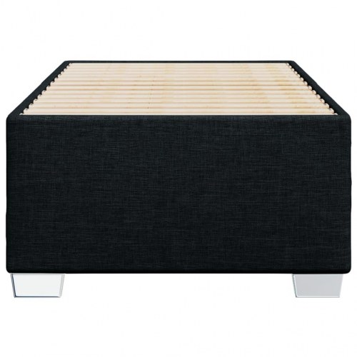 Sengeramme uden madras 90 x 200 cm stof - sort