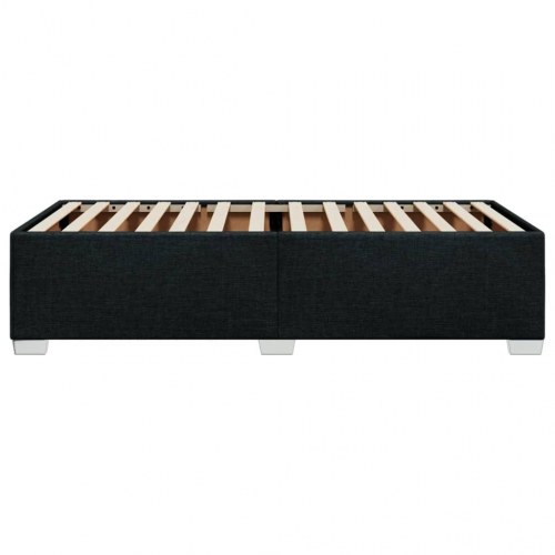 Sengeramme uden madras 90 x 200 cm stof - sort