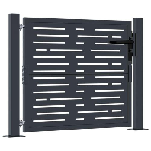 Havelåge 105x80 cm stål firkantet design antracitgrå