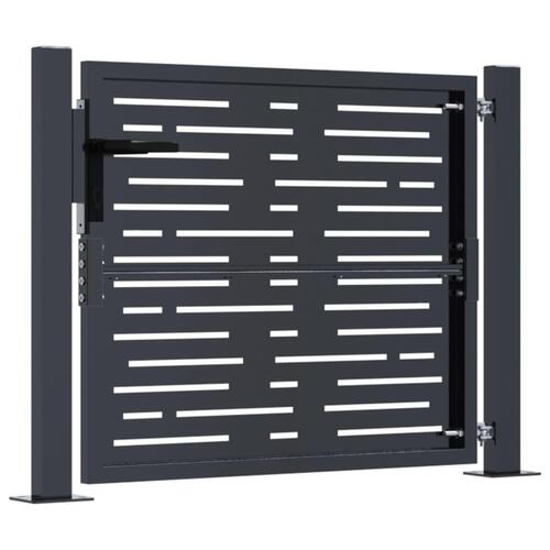 Havelåge 105x80 cm stål firkantet design antracitgrå