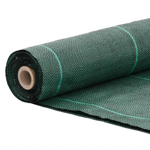 Ukrudtsdug 1 × 100 m - grøn PP ukrudtsmåtte 60 g/m²