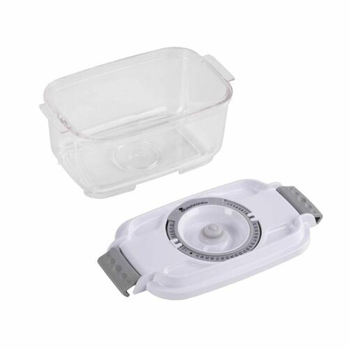 Hermetisk madkasse Masterpro Rektangulær 500 ml datostempler