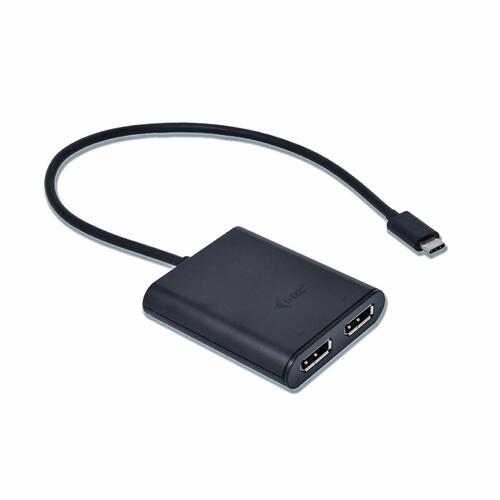 USB C til DisplayPort-adapter i-Tec C31DUAL4KDP Sort