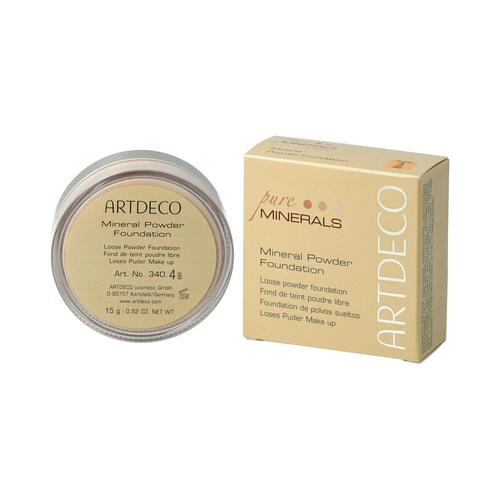 Pulver Make-up Base Artdeco Pure Minerals Nº 4 Light Beige 15 g