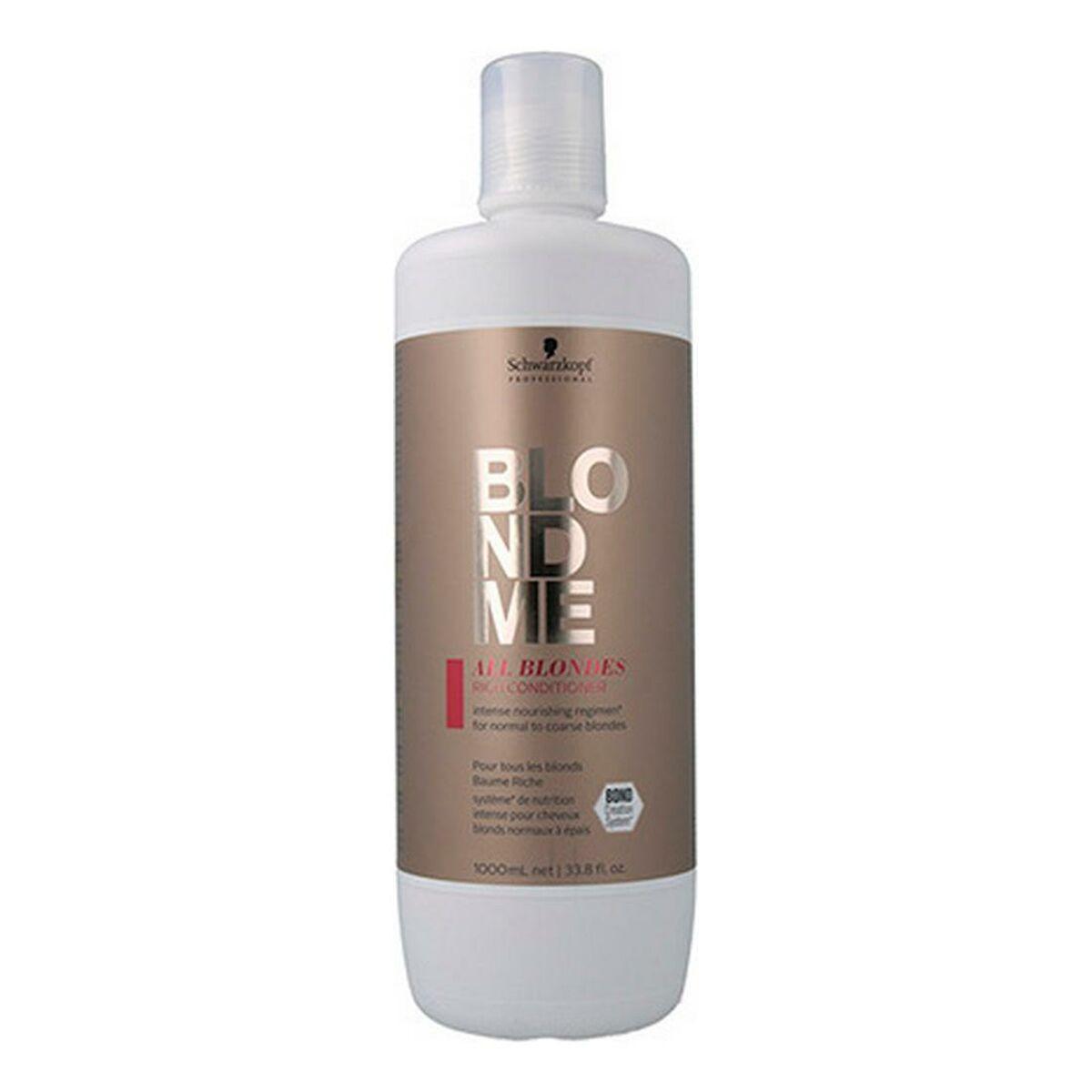 Hårbalsam Blondme Keratin Restore All Blondes Rich Schwarzkopf 1000 Ml
